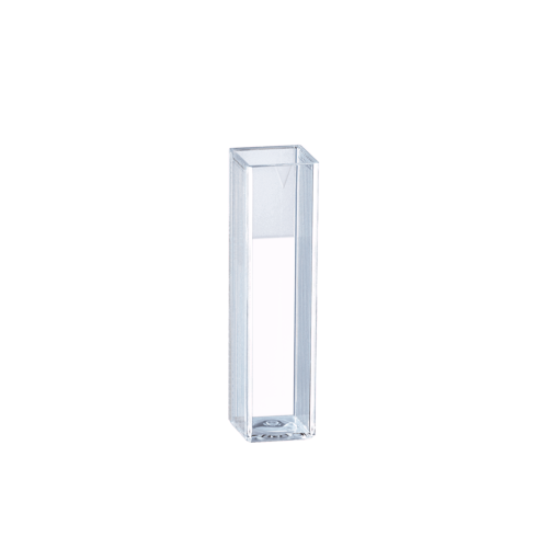 Cuvette, 4.2 ml, (HxW): 45 x 12 mm, PS, transparent, optical sides: 2