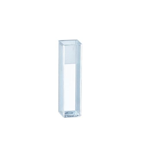 Cuvette, 4.2 ml, (HxW): 45 x 12 mm, PS, transparent, optical sides: 2