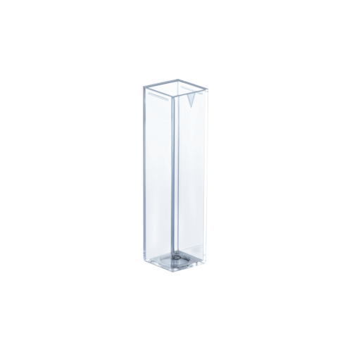 Cuvette, 4.2 ml, (HxW): 45 x 12 mm, PS, transparent, optical sides: 4