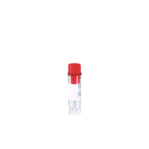 CryoPure tubes, 2 ml, QuickSeal screw cap, red, Internal Thread