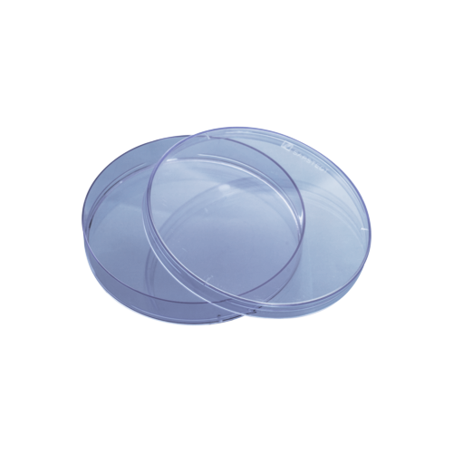 Petri dish, 92 x 16 mm, blue, with ventilation cams